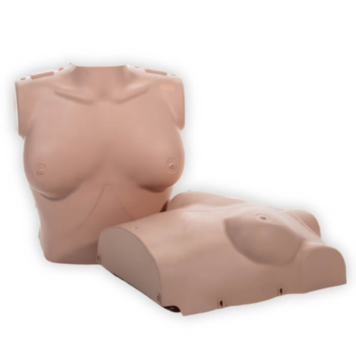 Prestan Vrouwelijk huid torso 2-pack (Donker)  - 12570